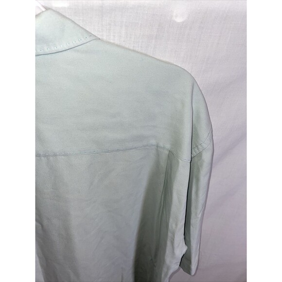 Tommy Bahama Casual Shirt Men’s Size Large Mint Green Short Sleeve Button Up - Picture 10 of 12